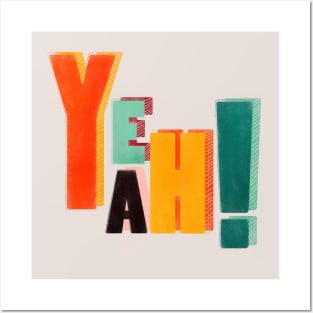 YEAH! Typography Posters and Art